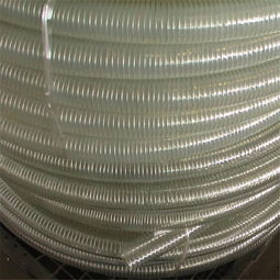 PU钢丝增强软管 食品厂专用输送管